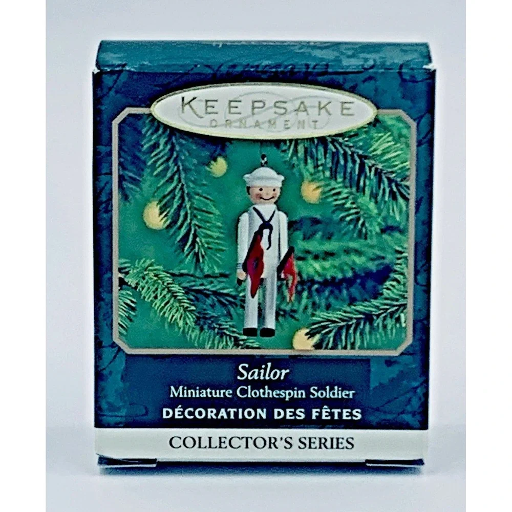 Hallmark Keepsake Sailor‎ Ornament Miniature Clothespin Soldier Series 2000 #6